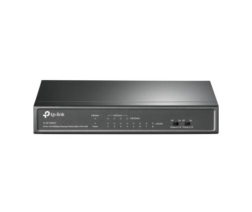 Switch TP-LINK Desktop/pedestal 8x10Base-T / 100Base-TX PoE ports 4 TL-SF1008LP