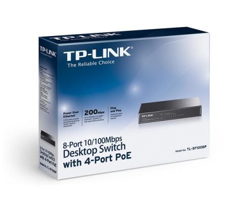 Switch TP-LINK 8x10Base-T / 100Base-TX TL-SF1008P