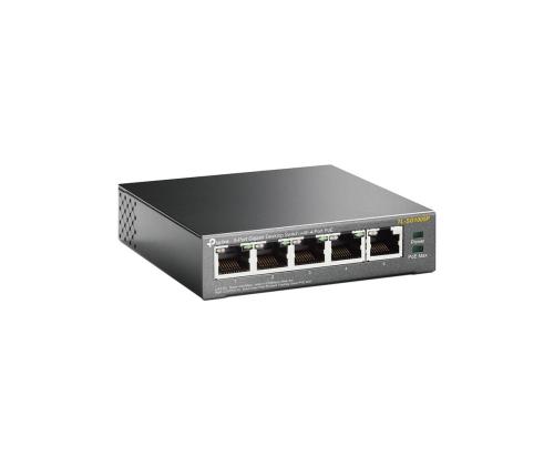 Switch TP-LINK Desktop/pedestal 5x10Base-T / 100Base-TX / 1000Base-T PoE ports 4 TL-SG1005P
