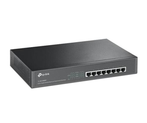 Switch TP-LINK Desktop/pedestal Rack PoE+ ports 8 TL-SG1008MP