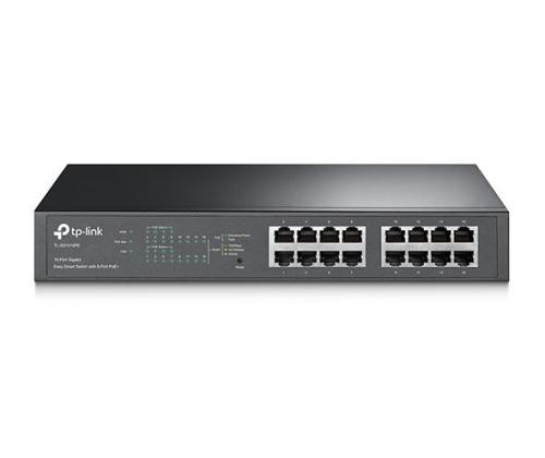 Switch TP-LINK Desktop/pedestal 16x10Base-T / 100Base-TX / 1000Base-T PoE+ ports 8 TL-SG1016PE