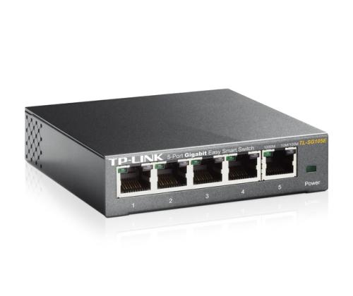 Switch TP-LINK 5x10Base-T / 100Base-TX / 1000Base-T TL-SG105E