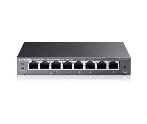 Switch TP-LINK 8x10Base-T / 100Base-TX / 1000Base-T PoE ports 4 TL-SG108PE