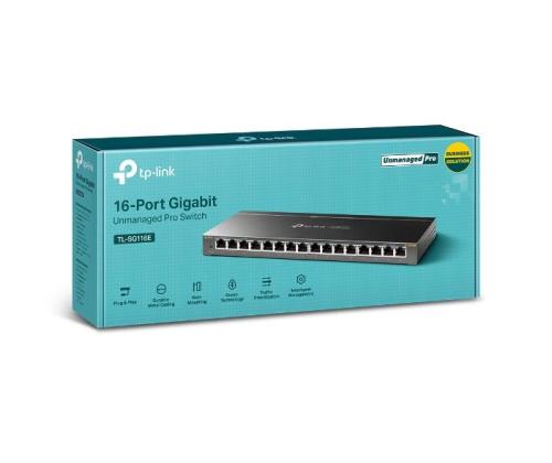 Switch TP-LINK Desktop/pedestal 16x10Base-T / 100Base-TX / 1000Base-T TL-SG116E