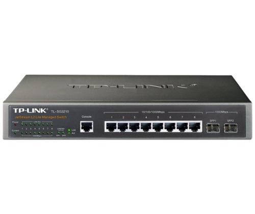 Switch TP-LINK Omada TL-SG3210 Type L2 8x10Base-T / 100Base-TX / 1000Base-T 2xSFP TL-SG3210