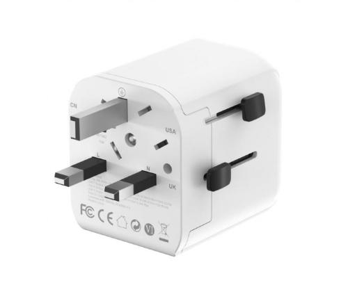 POWER ADAPTER GROUNDED 20W/WHT TPA-EU1A1C20-01-W GEMBIRD