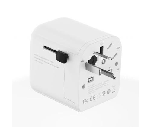 POWER ADAPTER EU TO UNIV. 12W/WHT TPA-EU2A12-01-W GEMBIRD