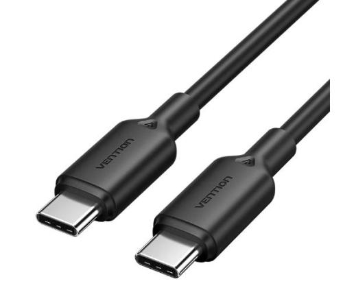 CABLE USB-C TO USB-C/2M BLACK TRCBH VENTION