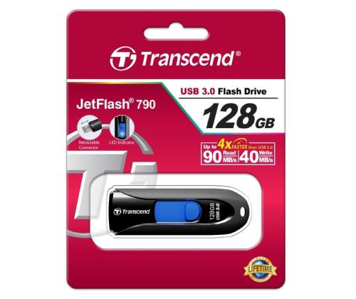 MEMORY DRIVE FLASH USB3 128GB/790 TS128GJF790K TRANSCEND