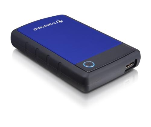 External HDD TRANSCEND StoreJet 1TB USB 3.0 Colour Blue TS1TSJ25H3B