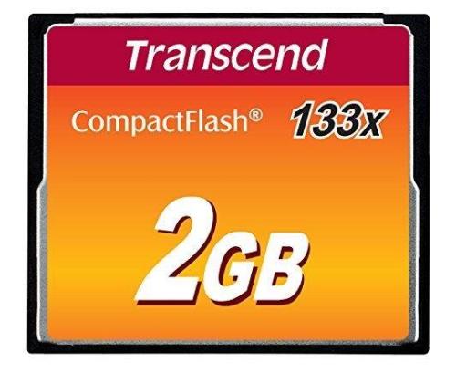 MEMORY COMPACT FLASH 2GB/MLC TS2GCF133 TRANSCEND