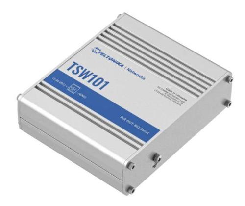 Switch TELTONIKA TSW101 5xRJ45 PoE ports 4 60 Watts TSW101