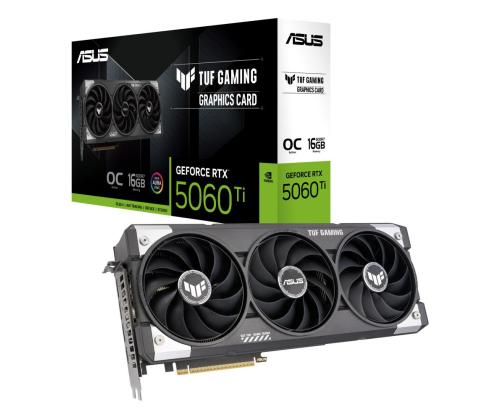 Graphics Card ASUS NVIDIA GeForce RTX 5060 Ti 16 GB GDDR7 128 bit PCIE 5.0 16x Triple slot...