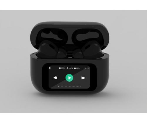 HEADSET BLUETOOTH/TWS-LCD-ANC-01-BK GEMBIRD