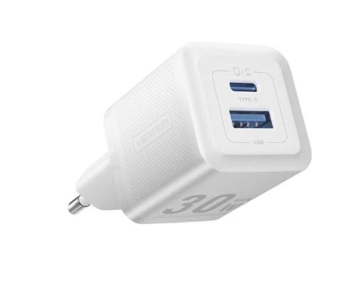 MOBILE CHARGER WALL USB +CABLE/30W 2P TZ-FEQW0-EU-01 VENTION