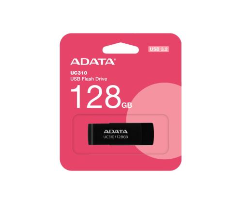 MEMORY DRIVE FLASH USB3.2 128G/BLACK UC310-128G-RBK ADATA