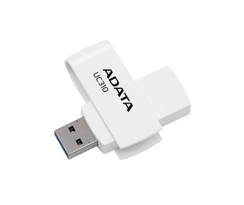 MEMORY DRIVE FLASH USB3.2 64GB/WHITE UC310-64G-RWH ADATA