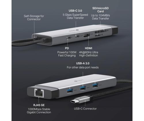 I/O HUB USB-C 9PORT/UH9120C TP-LINK