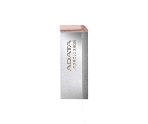 MEMORY DRIVE FLASH USB3.2 128G/BROWN UR350-128G-RSR/BG ADATA