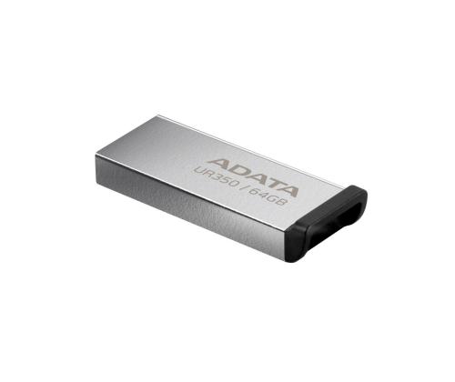 MEMORY DRIVE FLASH USB3.2 64GB/BLACK UR350-64G-RSR/BK ADATA