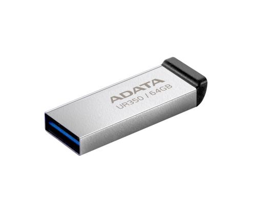 MEMORY DRIVE FLASH USB3.2 64GB/BLACK UR350-64G-RSR/BK ADATA