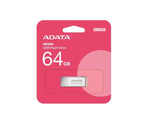 MEMORY DRIVE FLASH USB3.2 64GB/BROWN UR350-64G-RSR/BG ADATA