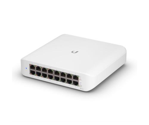 Switch UBIQUITI USW-LITE-16-POE Type L2 16x10Base-T / 100Base-TX / 1000Base-T PoE+ ports 8 45...