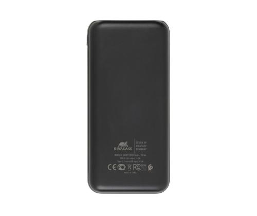 POWER BANK USB 20000MAH/VA2071 BLACK RIVACASE