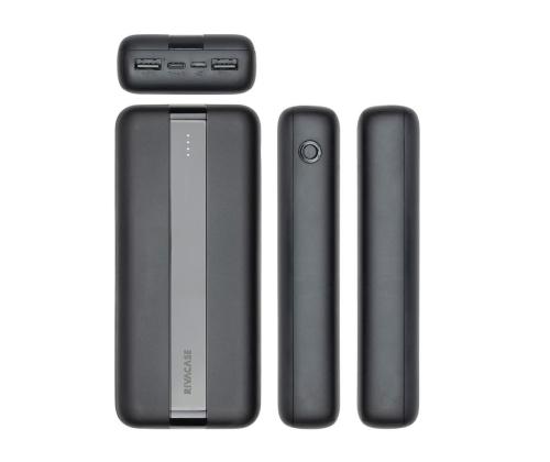 POWER BANK USB 20000MAH/VA2081 BLACK RIVACASE