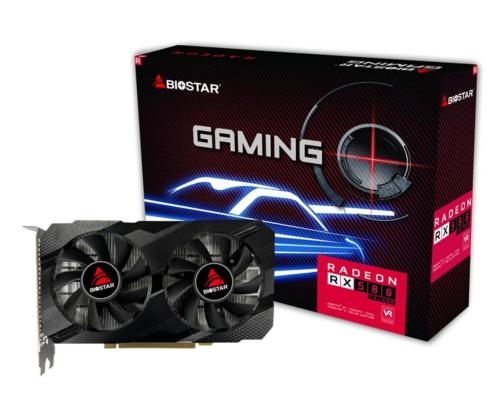 Graphics Card BIOSTAR AMD Radeon RX 580 1150 MHz 8 GB GDDR5 256 bit PCI Express x16 3.0 Active...