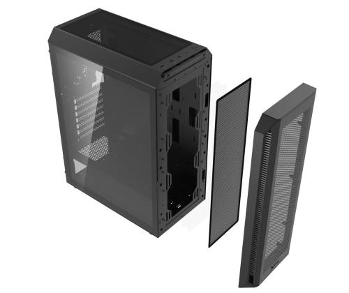 Case ADATA VALOR AIR PLUS MID MidiTower Case product features Transparent panel ATX MicroATX...