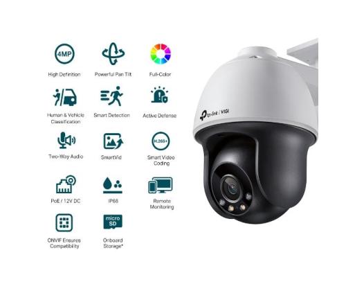 NET CAMERA PT 4MP IR/VIGI C540(4MM) TP-LINK