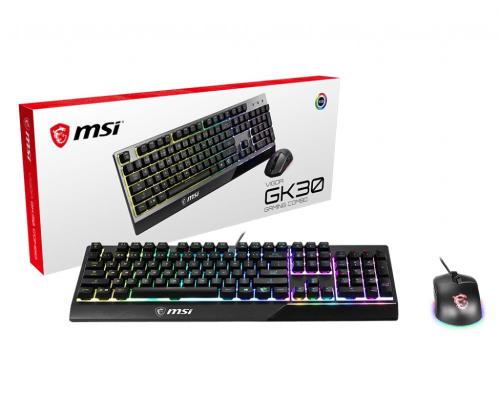 KEYBOARD +MOUSE/VIGOR GK30 COMBO US MSI