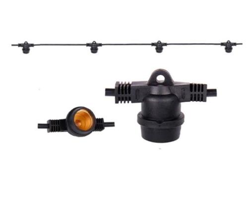 LAMP LED GARLAND GARDEN STRING/E27 15M VS-613 VISIONAL