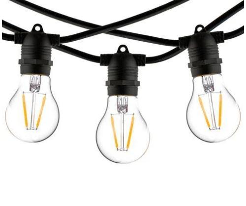 LAMP LED GARLAND GARDEN STRING/E27 10M VS-628 VISIONAL