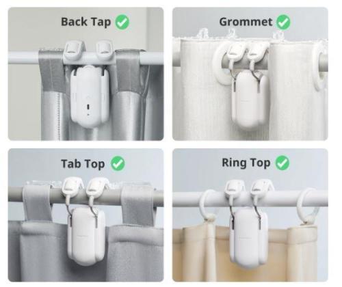 SMART HOME CURTAIN/ROD 2 BK W0701600 SWITCHBOT