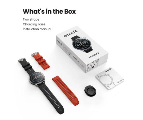 SMARTWATCH AMAZFIT BALANCE 2/BLACK W2429GL1N HUAMI