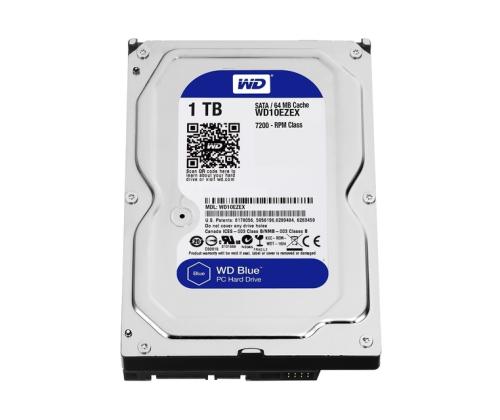 HDD WESTERN DIGITAL Blue 1TB SATA 3.0 64 MB 7200 rpm 3,5" WD10EZEX