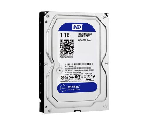 HDD WESTERN DIGITAL Blue 1TB SATA 3.0 64 MB 7200 rpm 3,5" WD10EZEX