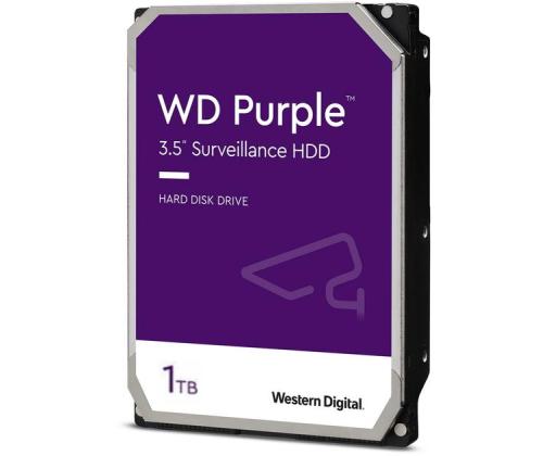 HDD WESTERN DIGITAL Purple 1TB SATA 3.0 64 MB 5400 rpm 3,5" WD11PURZ