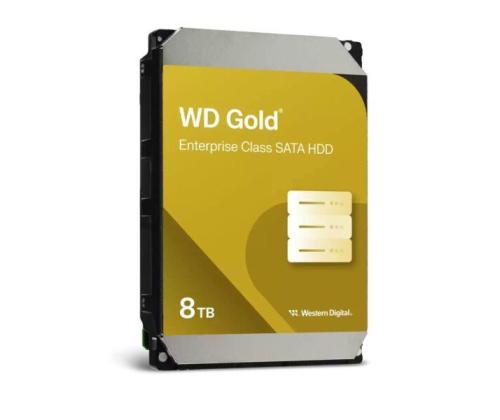 HDD WESTERN DIGITAL Gold 8TB 256 MB 7200 rpm 3,5" WD8005FRYZ