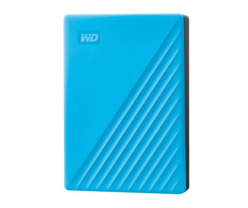 External HDD WESTERN DIGITAL My Passport 4TB USB 2.0 USB 3.0 USB 3.2 Colour Blue WDBPKJ0040BBL-WESN