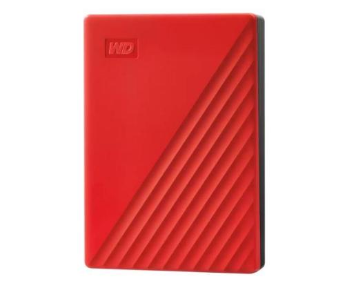 External HDD WESTERN DIGITAL My Passport 6TB USB 2.0 USB 3.2 Red WDBR9S0060BRD-WESN
