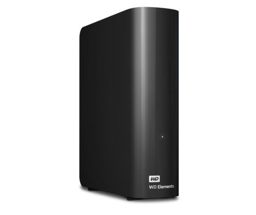 External HDD WESTERN DIGITAL Elements Desktop 4TB USB 3.0 Black WDBWLG0040HBK-EESN