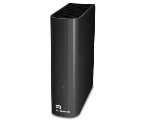 External HDD WESTERN DIGITAL Elements Desktop 4TB USB 3.0 Black WDBWLG0040HBK-EESN