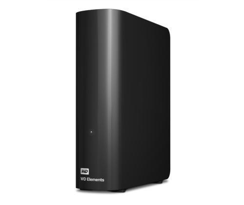 External HDD WESTERN DIGITAL Elements Desktop 4TB USB 3.0 Black WDBWLG0040HBK-EESN