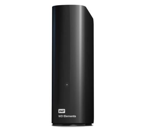 External HDD WESTERN DIGITAL Elements Desktop 4TB USB 3.0 Black WDBWLG0040HBK-EESN