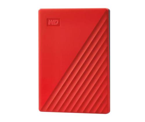 External HDD WESTERN DIGITAL My Passport 2TB USB 2.0 USB 3.0 USB 3.2 Colour Red WDBYVG0020BRD-WESN