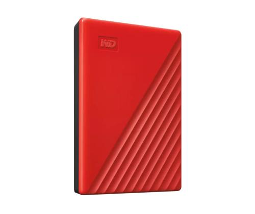 External HDD WESTERN DIGITAL My Passport 2TB USB 2.0 USB 3.0 USB 3.2 Colour Red WDBYVG0020BRD-WESN