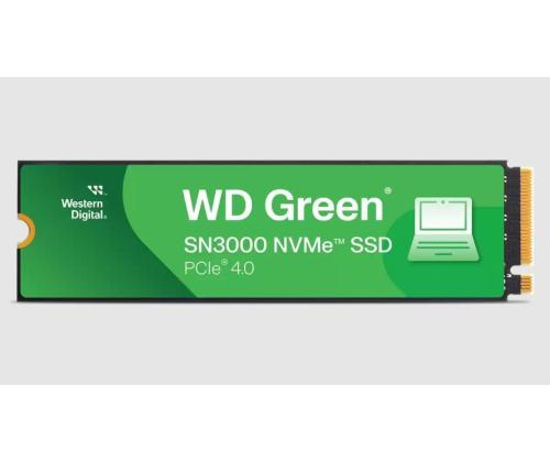 SSD WESTERN DIGITAL Green 2TB M.2 PCIe Gen4 NVMe Write speed 4200 MBytes/sec Read speed 5000...